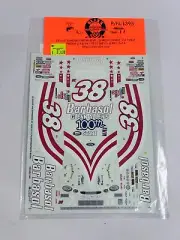 Slixx #9938B/1395 1:24 Model Decals #38 Akin Sutton Glenn Allen