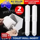 2PCS Toilet Roll Holder Insert Bathroom Washroom Fitting Spindle Spring Loaded
