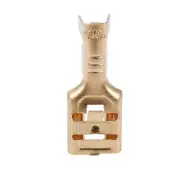 Brass 6.3 mm Connectors Female Spade Cable Terminals, 20 Piece E1J84872