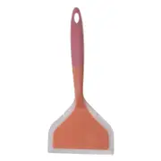 Wide Silicone Spatula Nonstick Fried Shovel Fish Spatula Heat Resistant Pancake Shovel Wide Pizza Cooking Tool orange color