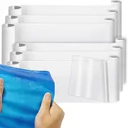 Inflatable Patch Repair Kit Waterproof, TPU Pool Repair Patch, 3”X12”X 6Pcs Outdoor Repair Patch for Inflatable Pool, Bounce House, Raincoat, Umbrella, Swimming Ring, Large, Clear, Heavy Duty