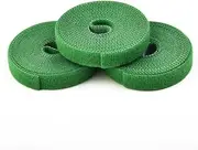 Tie Tape Plant Ties Hook & Loop Garden Supports Bamboo Cane Wrap Support for tie Headphones line, USB Cable, Computer line 15Pack