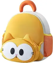 [Generic] Cat Toddler Backpack for Girls | Cute Cat Preschool Backpack | Large Capacity Shoulder Backpack Kindergarten Kids Backpack for Boys & Girls