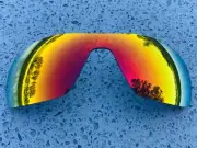 POLARISED FIRE RED MIRROR REPLACEMENT LENS FOR OAKLEY OFFSHOOT & CARRY POUCH