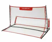 PowerNet Fast Pass Rebounder Soccer Trainer 6x4 Dual Sided Solo or Team Passing