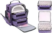 Manicure Organizer, Manicure Case - Manicure Organizer Nail Bag Manicure Storage | Travel Case Storage Bag, Storage Organizer Manicure Bag, Nail Case Organizer Portable for 48 Nail Bottle Display,