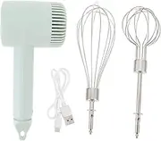 MAGICLULU Handheld Electric Egg Mixer 3-speeds Rechargeable Easy to Use for Kitchen Baking
