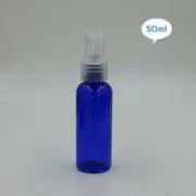 5pc 50ml Blue Empty PET spray bottle & rounded shoulders Cosmetics sub-bottling