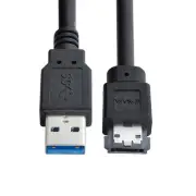 USB 3.0 to eSATA Cable for HDD/SSD/ODD 3.28FT/1.0M (One Way Transmission The ...