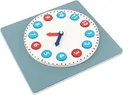KOMBIUDA Wooden Blocks Sorting Clock Toy Early Learning Educational Boys and Girls Toys Number Clock for Boys and Girls