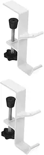 Parliky 2pcs Desk Hook Hanger Desk Backpack Hook Bag Holder for Table Convenient