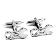 Modeling Metal Cufflinks DIY Tool Utility Tool Kit Ornament Wrench Tool5792