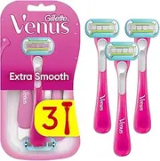 Gillette Venus Extra Smooth Disposable Women's Razors - 3 Count