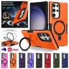 For Samsung S24 Ultra S23 S22 Plus S21 FE Note Tough Ring Case Heavy Duty Cover