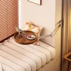 Multi-Purpose Foldable Small Tea Round Tables Bedside Cabinets Coffee