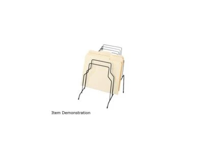 Fellowes 72614 Step File, Eight Sections, Wire, 10 1/8 x 12 1/8 x 11 7/8, Black