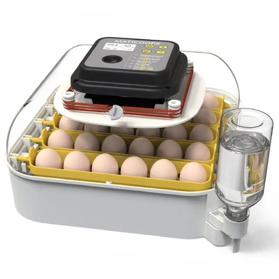 MATICOOPX 30 Egg Incubator with Humidity Display Egg Candler Automatic Egg Tu