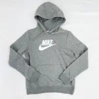 在飛比找momo購物網優惠-【NIKE 耐吉】Nike 帽T 灰色 女款 刷毛 耐吉 長