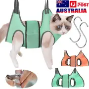 Dog Cat Hammock Helper Soft Pet Grooming Hammocks Restraint Bag Harness XS/S/M