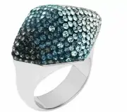 Atelier Swarovski Moselle Ring Cocktail Statement Blue Size 55 #5455651 NIB$299
