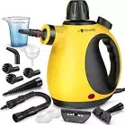 Pressurized Handheld Steam Cleaner for Home, Multi-Surface Steamer with 12 Acces