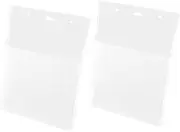 SWOOMEY 2pcs Wall-Mounted File Organizer Box Document Holder for Office Fireproof File Folder Wall Hanging Storage Bag 24x33x2cm