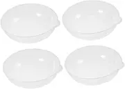 4pcs Digital Scale Weighing Pans Plastic Weighing Plate for Kitchen Precise Measurements