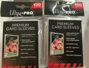 Ultra Pro PREMIUM Penny Card Sleeves 2 Packs of 100 for Standard Sized Cards
