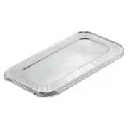 Steam Pan Foil Lids, Fits One-Third Size Pan, 6.4 x 12.7 x 0.5, 200/Carton
