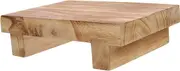 NOLITOY Decorative Wooden Stool Stand Rustic Wood Pedestal for Home Decor Display Plants Crafts More Unique Colors Textures for Kitchen Counter Tabletop