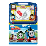 Thomas On The Go New Learning Series Kids Magnetic Drawing Pad w/ Book 3y+