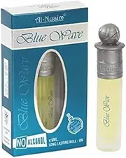 Generic Blue Wave Attar, 6ml, Alcohol-Free Long-lasting Fragrance for Men, Floral Scent