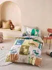 Linen House Kids Prehistoric Patchwork Quilt Cover Set - Queen