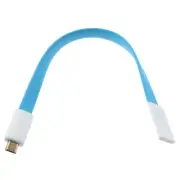 MicroUSB Short USB Cable Charger Cord Power Wire Flat Fast for Smartphones