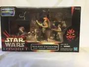 Star Wars Ep I Mos Espa Encounter Sebulba, Jar Jar Binks, Anakin Skywalker NIB