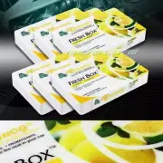 6 X TREE FROG LEMON LIMON NATURAL EXTREME CAR AIR FRESHENER FRESH BOX UNIVERSAL (for: Subaru)