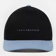 Travis Mathew Main Port Golf Hat - Men’s - Black & Blue - Adjustable **NEW**
