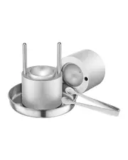 Ice Ball Press Ice Ball Maker 2.1"/53mm Ice Press Kit for Whiskey Silver