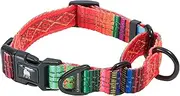 Leash Boss Martingale Collar for Dogs | Reflective Nylon Dog Collar for Large Dogs, Medium and Small Dogs | No Pull Pet Training Collar | Quick Release Buckle, Adjustable Pet Collar