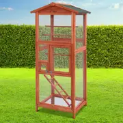 72cm x 60cm x 168cm i.Pet Bird Cage Pet Cages Large Aviary Parrot Carrier Travel Canary Wooden XL