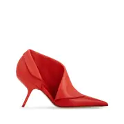 [Ferragamo] Ferragamo-Decollete Rosso-Donna 8.5 US