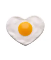 Fake Food Prop Heart Fried Egg New