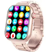 F108 Blood Glucose Smart Watch Uric Acid Blood Lipid Monitoring Heart Rate Blood Pressure Blood Oxygen Temperature Bluetooth Call Watch