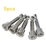 Save Time and Prevent Wall Damage with 5 Chrome Vanadium Steel Dimpler Bits