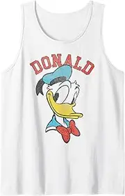 [Disney] Mickey And Friends Donald Duck Happy Big Face Tank Top
