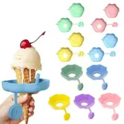 Silicone Ice Cream Holder Popsicle Stand Leakproof ,Summer Popsicle Holder.