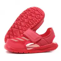 在飛比找蝦皮商城優惠-Adidas 男女款粉色涼拖童鞋-NO.BA9373