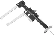 HAWILLOSCH Brake Disc Measuring Tool Gauge Brake Pad Thickness Gauge for Car Accurate Measurement