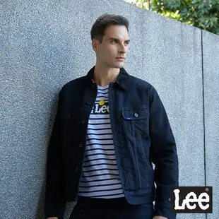 Lee 絨毛內裡牛仔外套 復刻版 男 黑 101+ LL190295898