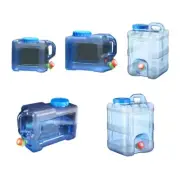 Camping Water Carrier Plastic Water Container Large-caliber Outdoor Water Bucket